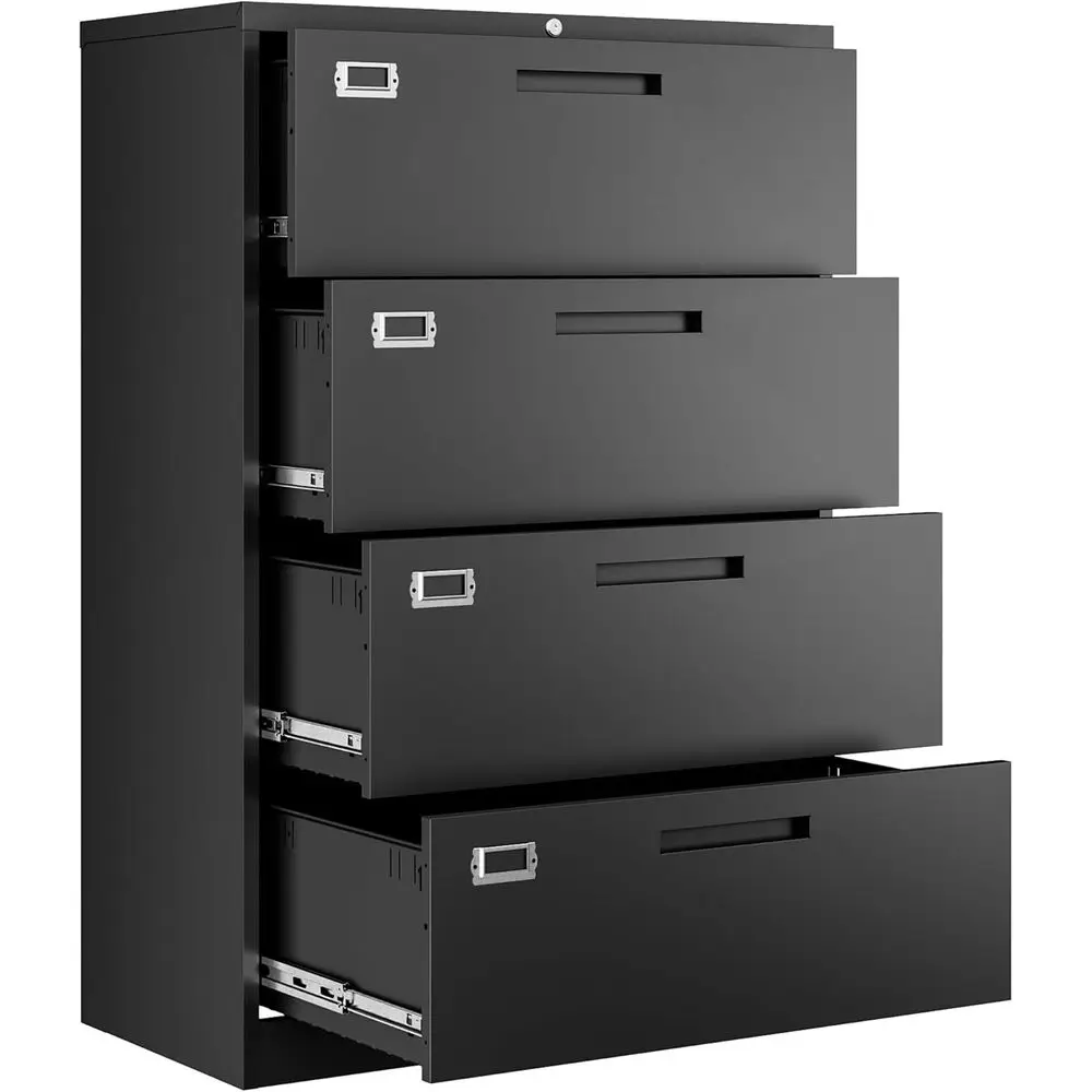 File Cabinet Lateral - Metalen archiefkast met slot, geschikt voor