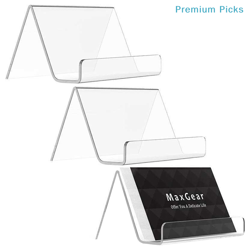 Office Furniture Brands - Draagbare Transparante Acryl Bureau Visitekaarthouder Tafel