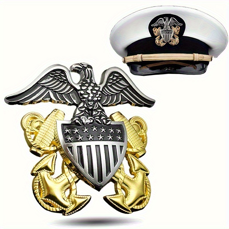 Office Furniture Solutions - Amerikaanse marineofficier hoed badge adelaar en