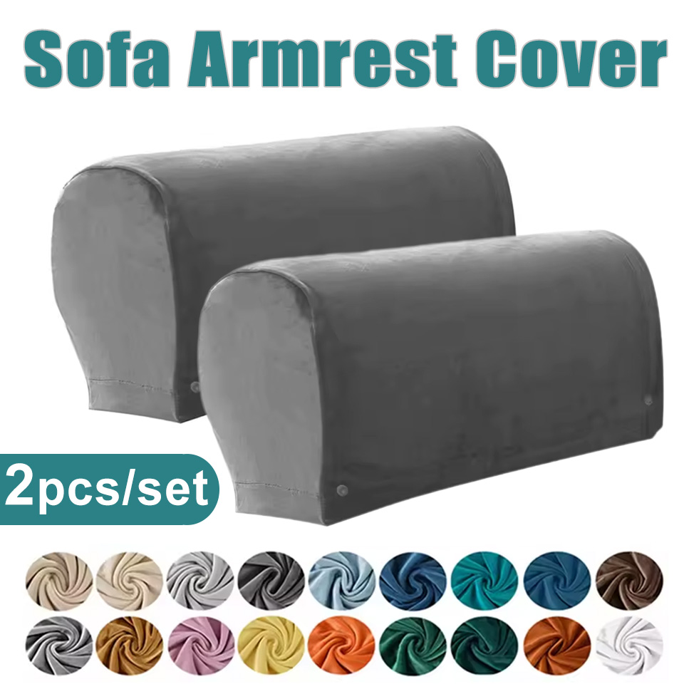 Office Furniture Dimensions - 2 stks/set Fluwelen Sofa Fauteuilhoes Antislip