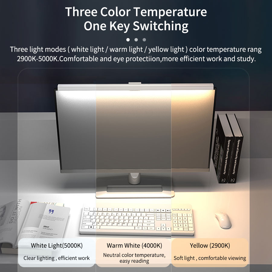 50cm LED Monitor Lichtbalk Sch - Office Furniture Brands recensie en prijs