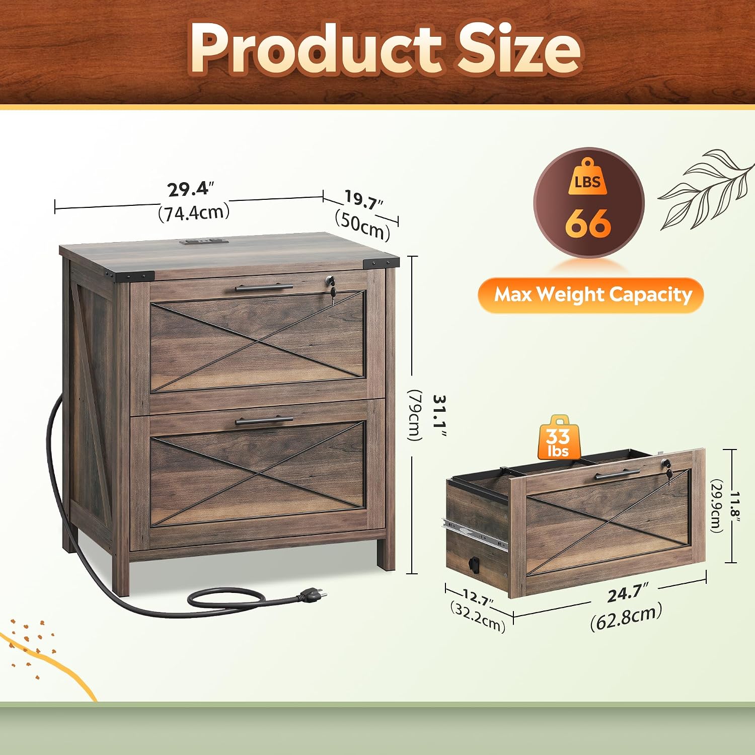 Houten zijarchiefkast, archief - File Cabinet Lateral recensie en prijs