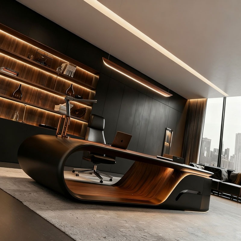 Luxe moderne L-vormige directi - Office Furniture Manufacturers recensie en prijs