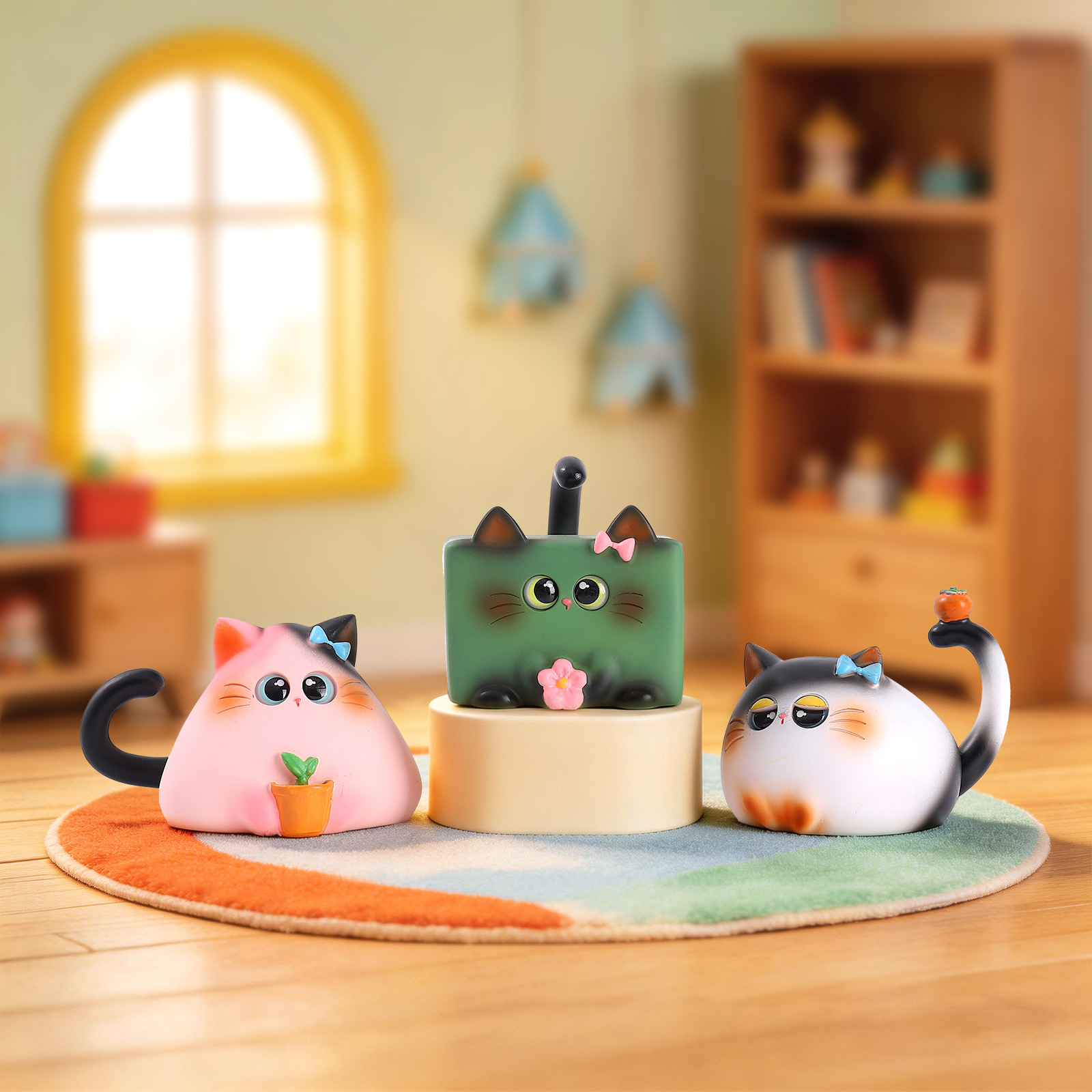 Blind Box Kat Beeldje Hars Cre - Office Furniture Brands recensie en prijs