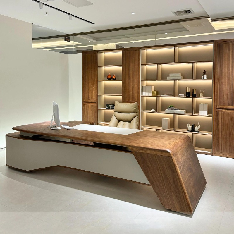 Houten mode-bureau Eenvoudig c - Office Furniture Dimensions recensie en prijs