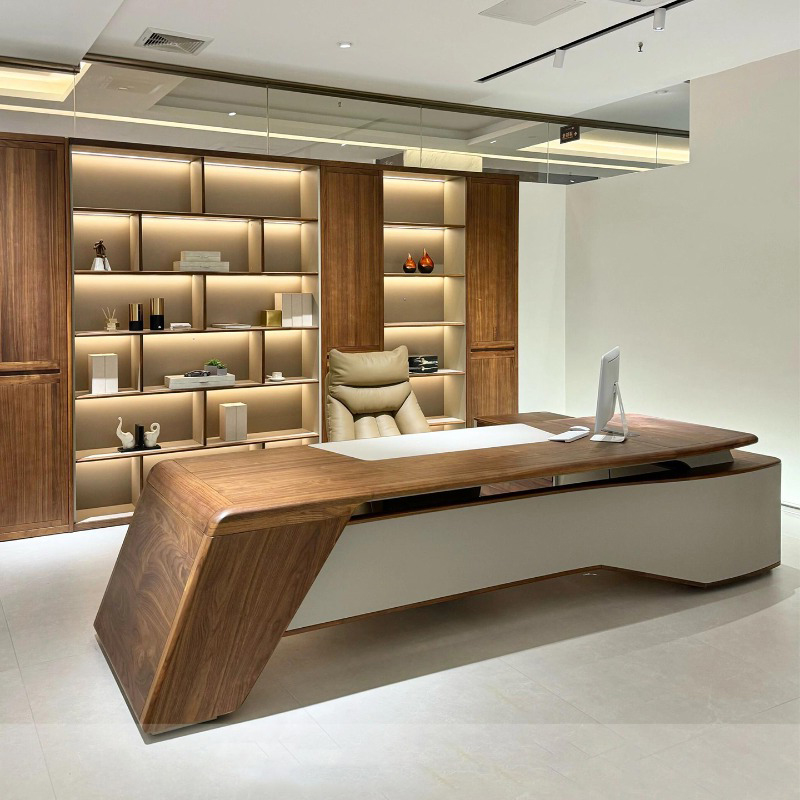 Houten mode-bureau Eenvoudig c - Office Furniture Dimensions recensie en prijs