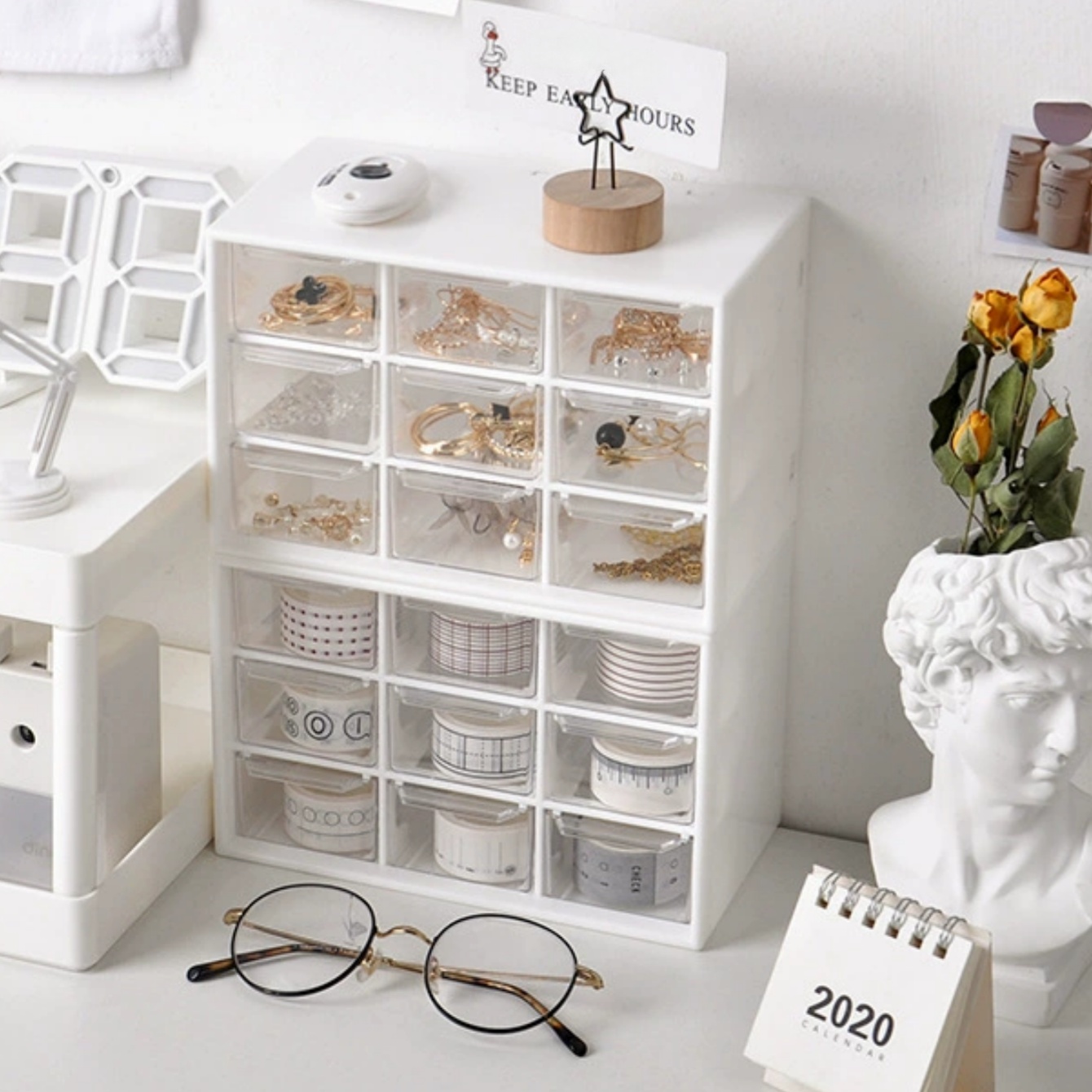 Opbergdoos van kralenmateriaal - Office Furniture Brands recensie en prijs