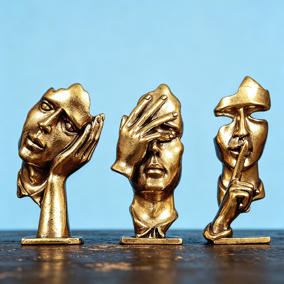 Set van 3 abstracte gezichtsbe - Office Furniture Solutions recensie en prijs