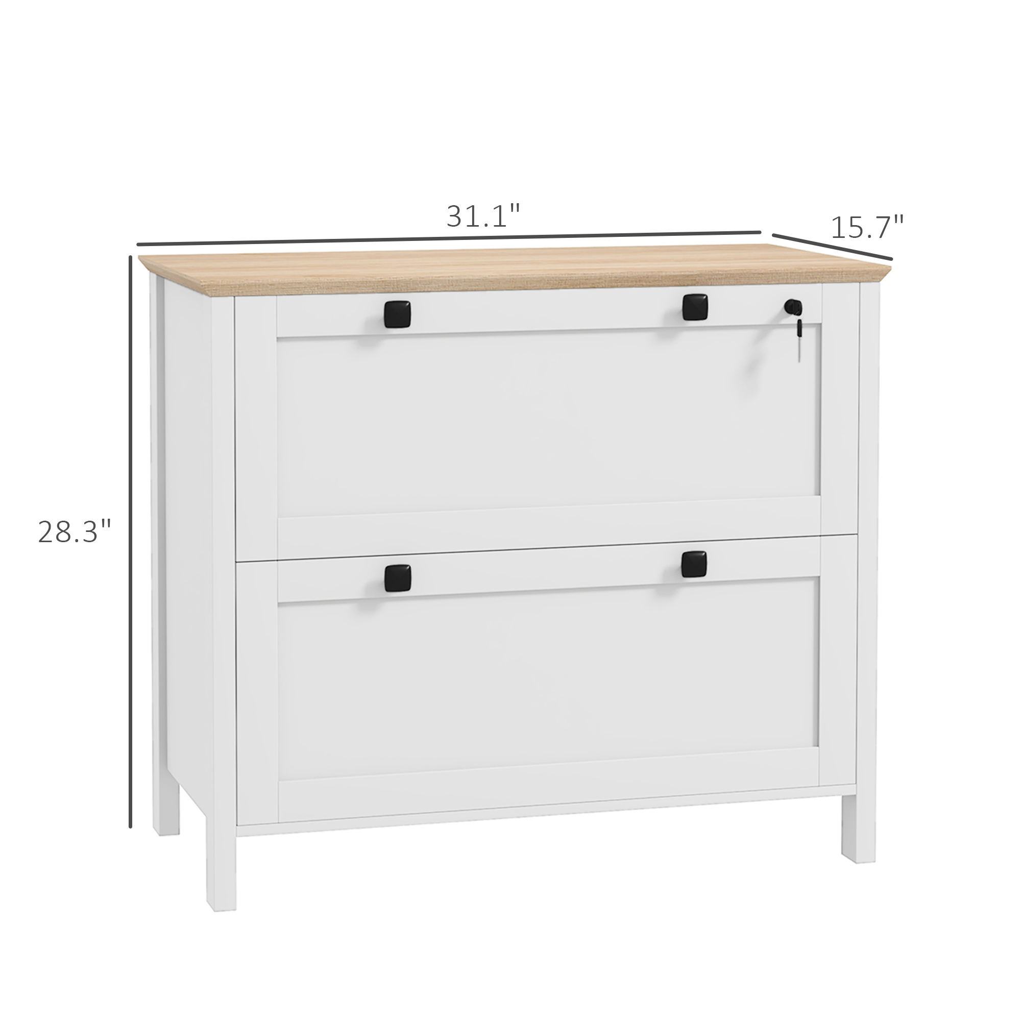 Archiefkast met 2 laden en slo - File Cabinet Lateral recensie en prijs