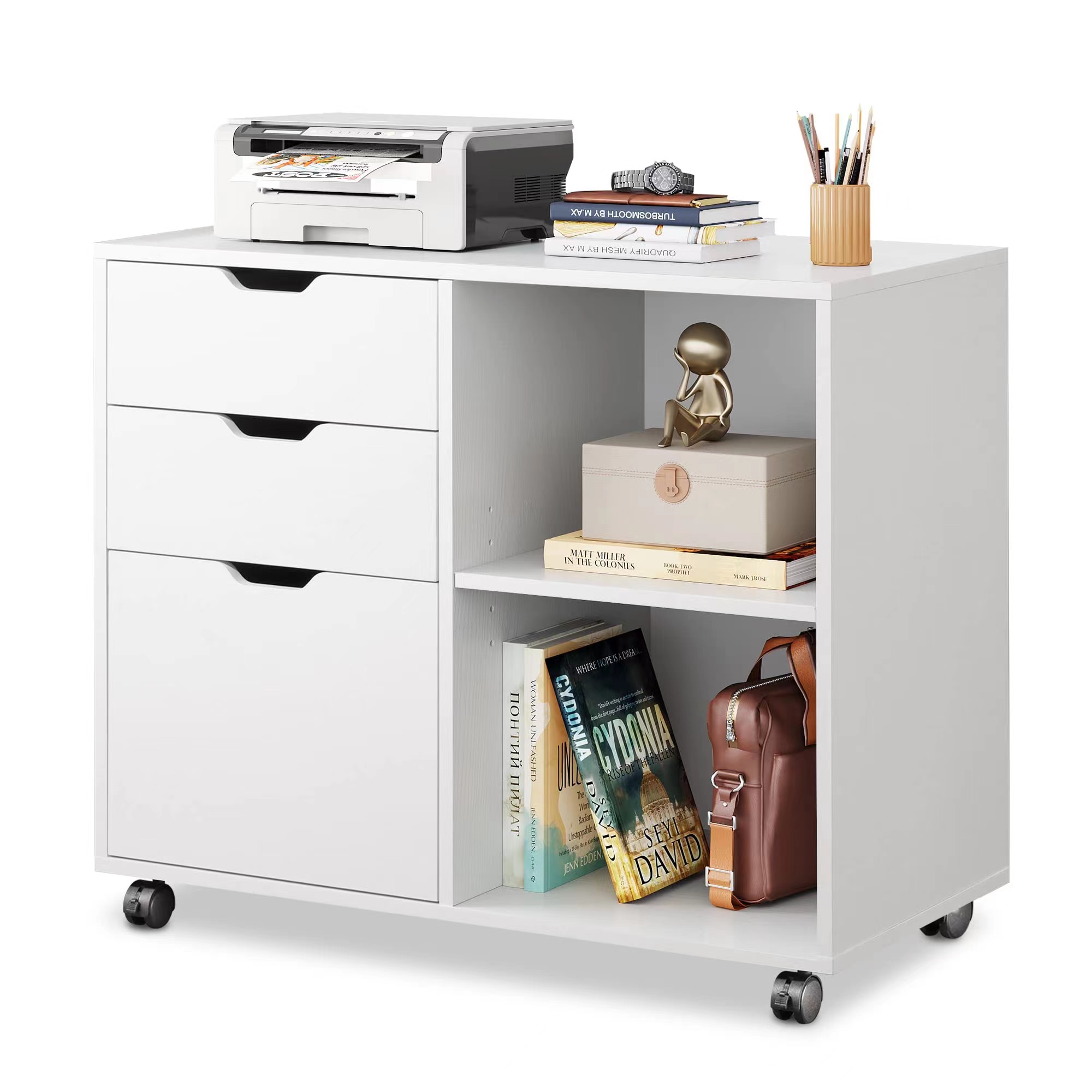Houten archiefkast met 3 laden - File Cabinet Lateral recensie en prijs